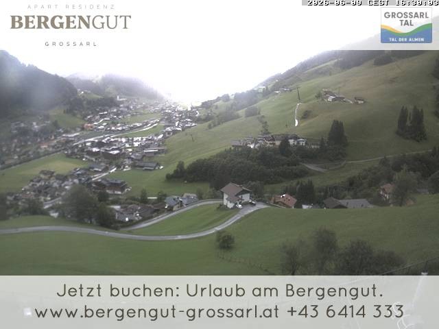 Archiv Foto Webcam Blick vom Hotel Bergengut nach Grossarl