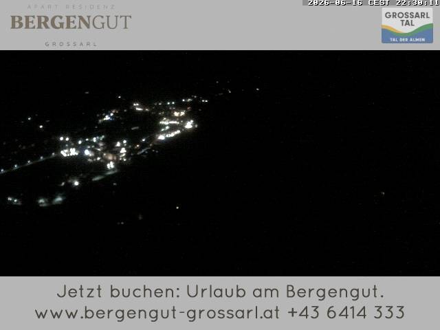 Archiv Foto Webcam Blick vom Hotel Bergengut nach Grossarl