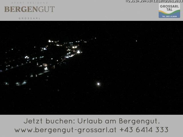 Archiv Foto Webcam Blick vom Hotel Bergengut nach Grossarl