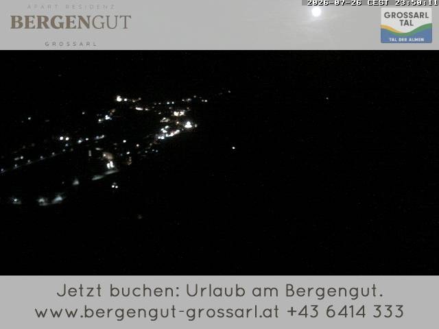 Archiv Foto Webcam Blick vom Hotel Bergengut nach Grossarl
