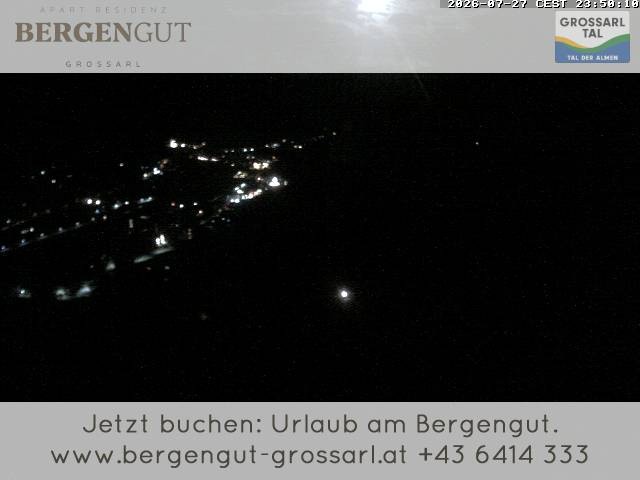 Archiv Foto Webcam Blick vom Hotel Bergengut nach Grossarl