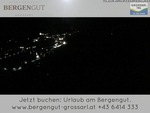 Archiv Foto Webcam Blick vom Hotel Bergengut nach Grossarl