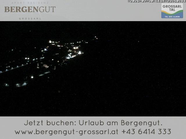 Archiv Foto Webcam Blick vom Hotel Bergengut nach Grossarl