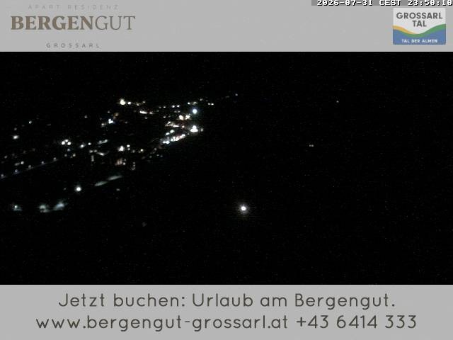 Archiv Foto Webcam Blick vom Hotel Bergengut nach Grossarl