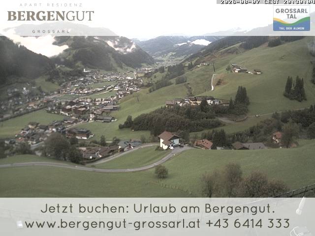Archiv Foto Webcam Blick vom Hotel Bergengut nach Grossarl
