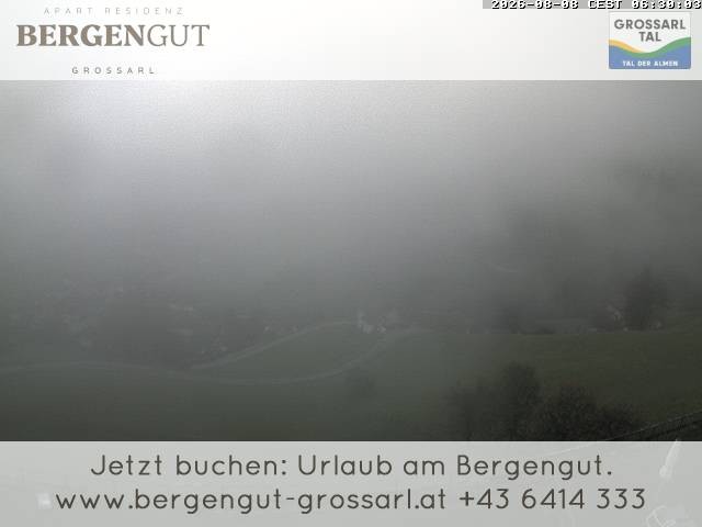 Archiv Foto Webcam Blick vom Hotel Bergengut nach Grossarl