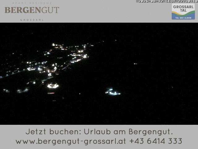 Archiv Foto Webcam Blick vom Hotel Bergengut nach Grossarl