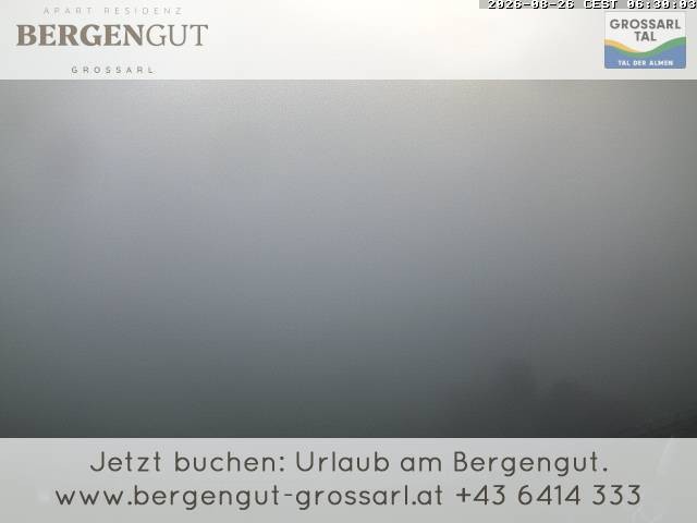 Archiv Foto Webcam Blick vom Hotel Bergengut nach Grossarl