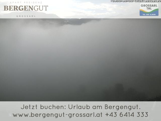 Archiv Foto Webcam Blick vom Hotel Bergengut nach Grossarl