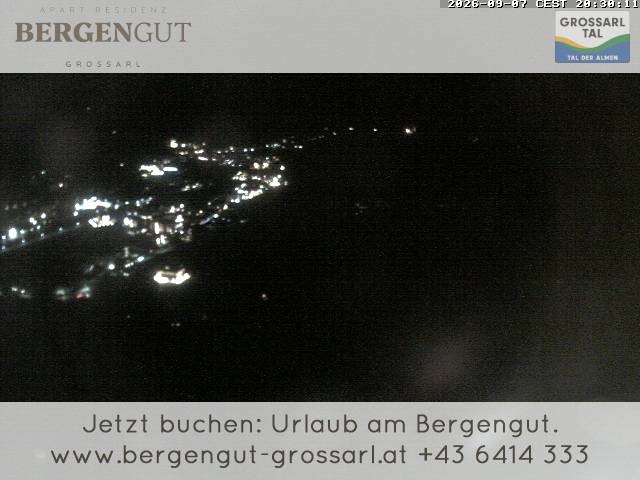Archiv Foto Webcam Blick vom Hotel Bergengut nach Grossarl