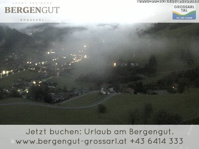 Archiv Foto Webcam Blick vom Hotel Bergengut nach Grossarl