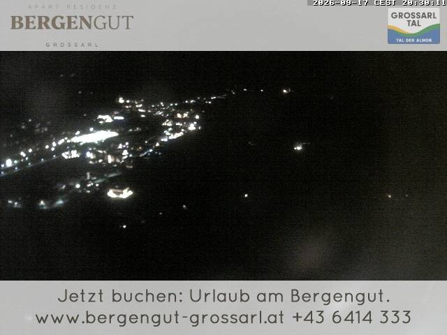 Archiv Foto Webcam Blick vom Hotel Bergengut nach Grossarl