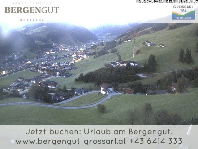 Archiv Foto Webcam Blick vom Hotel Bergengut nach Grossarl