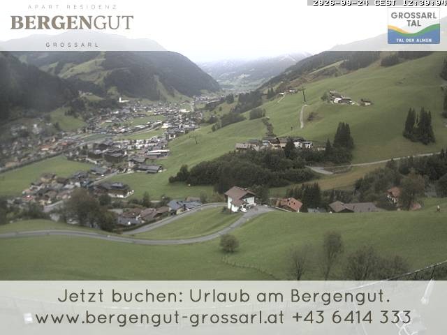 Archiv Foto Webcam Blick vom Hotel Bergengut nach Grossarl