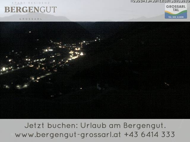 Archiv Foto Webcam Blick vom Hotel Bergengut nach Grossarl
