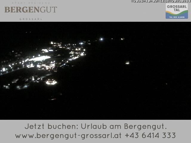 Archiv Foto Webcam Blick vom Hotel Bergengut nach Grossarl