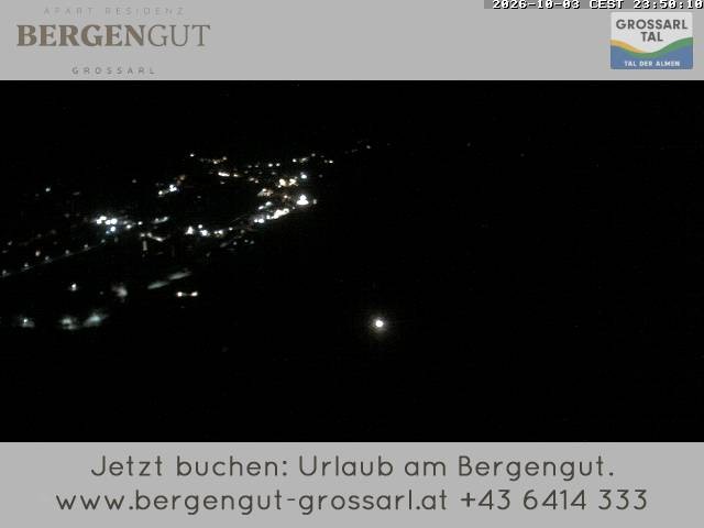 Archiv Foto Webcam Blick vom Hotel Bergengut nach Grossarl