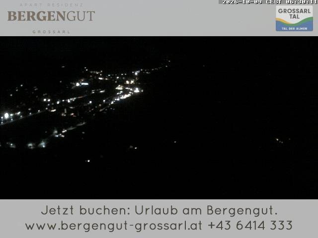 Archiv Foto Webcam Blick vom Hotel Bergengut nach Grossarl