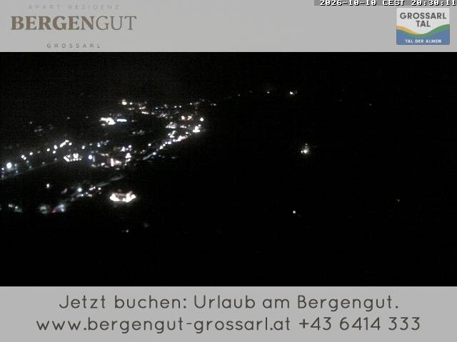 Archiv Foto Webcam Blick vom Hotel Bergengut nach Grossarl