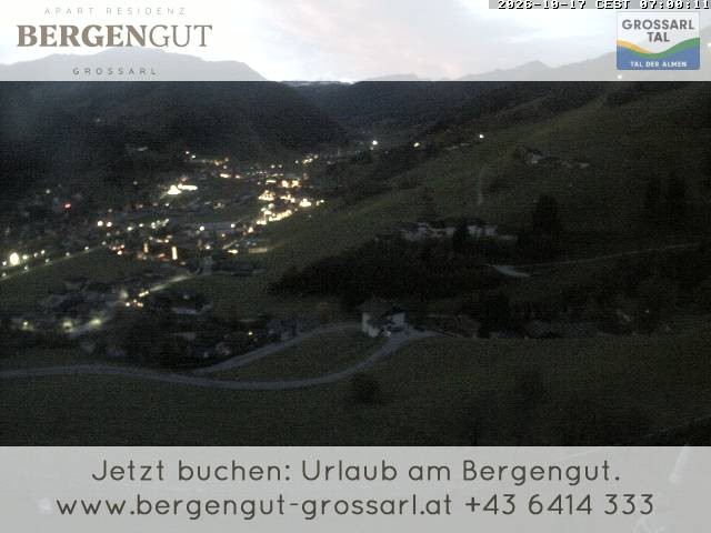 Archiv Foto Webcam Blick vom Hotel Bergengut nach Grossarl