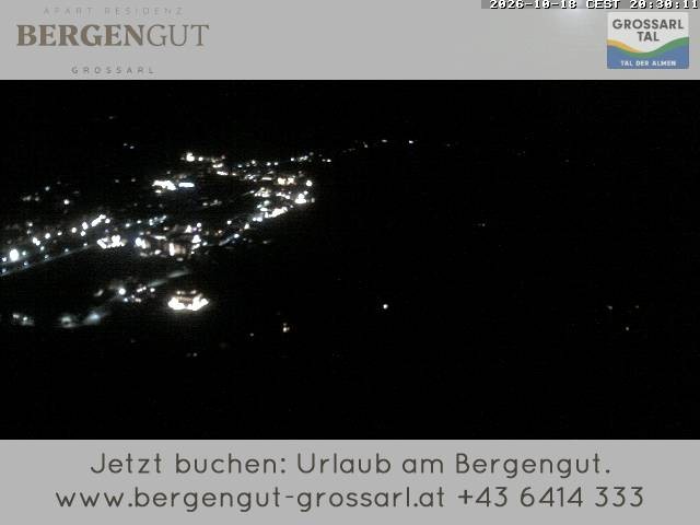 Archiv Foto Webcam Blick vom Hotel Bergengut nach Grossarl