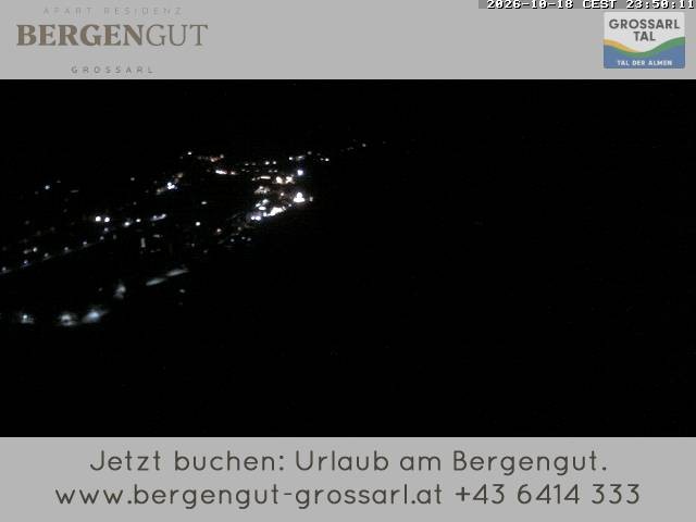 Archiv Foto Webcam Blick vom Hotel Bergengut nach Grossarl