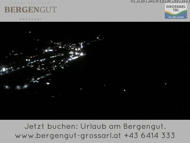 Archiv Foto Webcam Blick vom Hotel Bergengut nach Grossarl