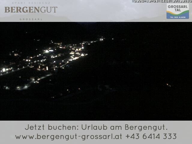 Archiv Foto Webcam Blick vom Hotel Bergengut nach Grossarl