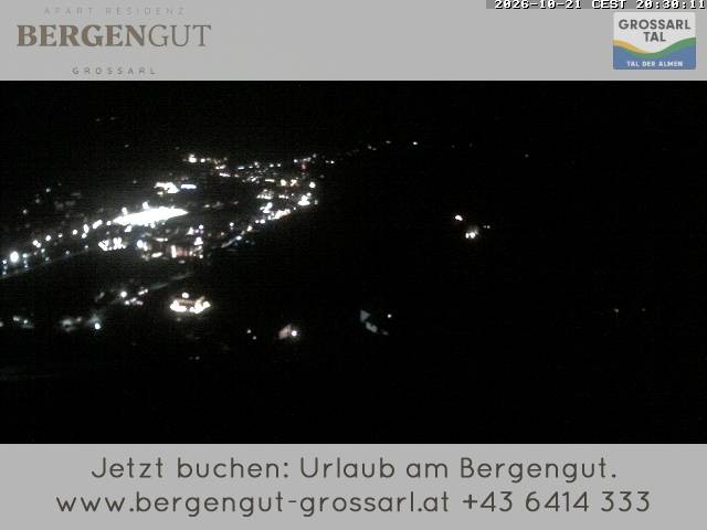 Archiv Foto Webcam Blick vom Hotel Bergengut nach Grossarl