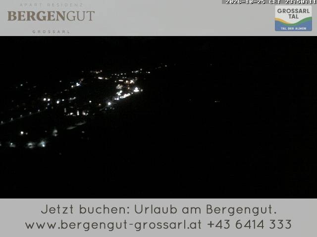 Archiv Foto Webcam Blick vom Hotel Bergengut nach Grossarl