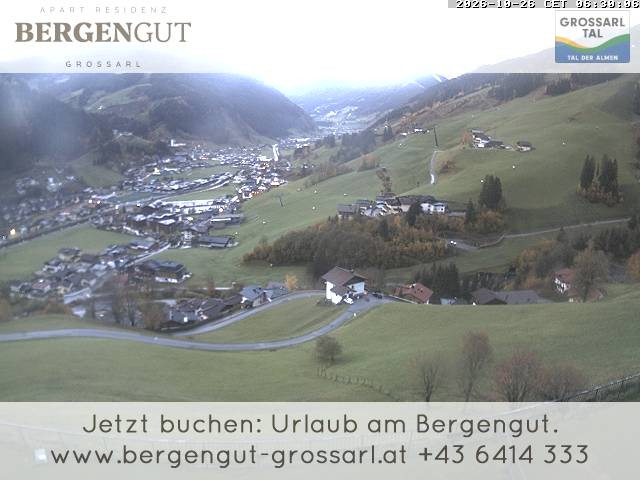 Archiv Foto Webcam Blick vom Hotel Bergengut nach Grossarl