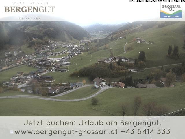 Archiv Foto Webcam Blick vom Hotel Bergengut nach Grossarl