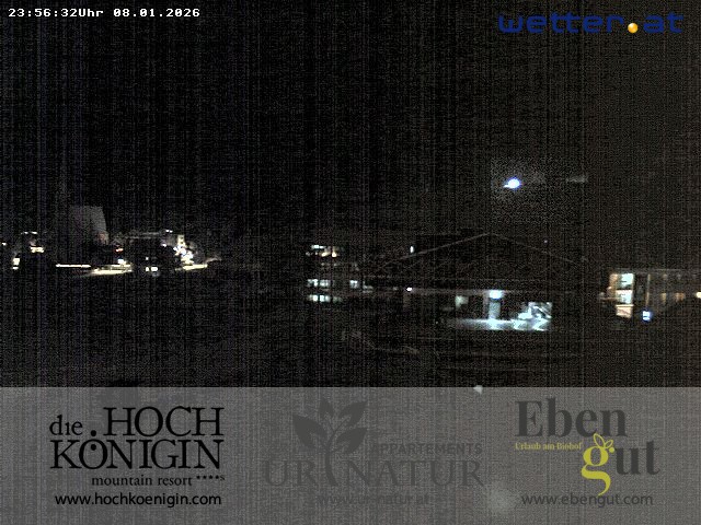 Archiv Foto Webcam Maria Alm: Ausblick Hotel Hochkönigin