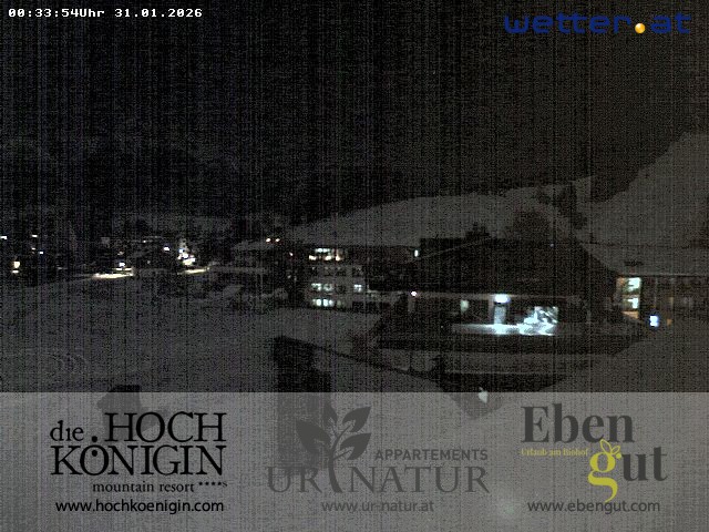 Archiv Foto Webcam Maria Alm: Ausblick Hotel Hochkönigin