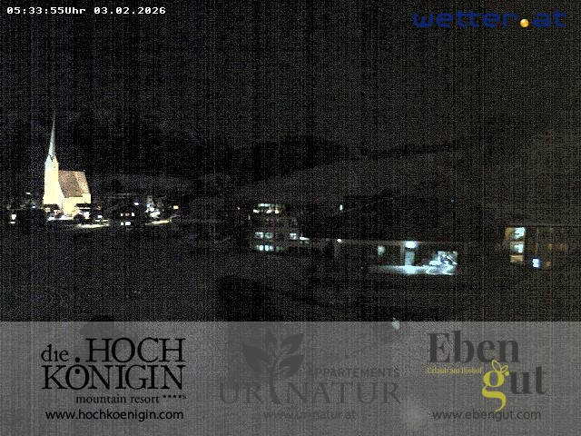 Archiv Foto Webcam Maria Alm: Ausblick Hotel Hochkönigin