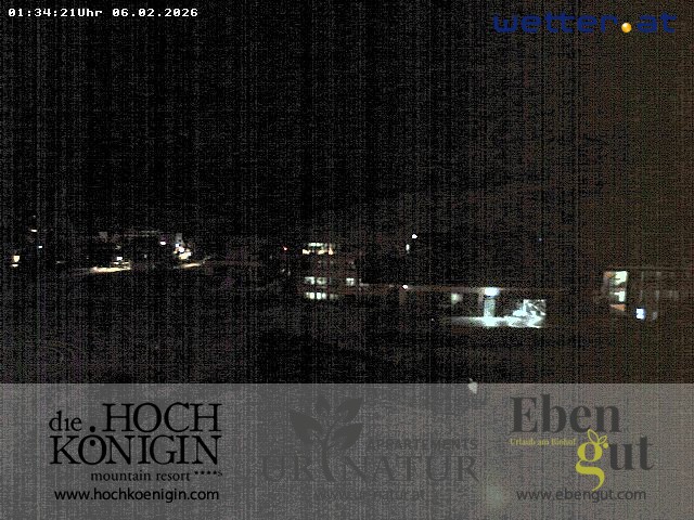 Archiv Foto Webcam Maria Alm: Ausblick Hotel Hochkönigin