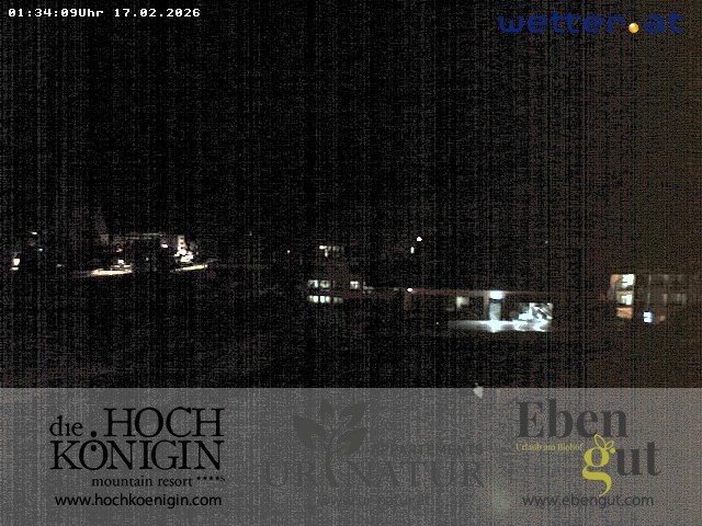 Archiv Foto Webcam Maria Alm: Ausblick Hotel Hochkönigin