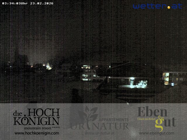 Archiv Foto Webcam Maria Alm: Ausblick Hotel Hochkönigin