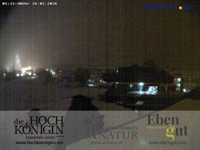 Archived image Webcam Maria Alm - View Hotel Hochkönigin