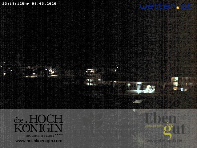 Archived image Webcam Maria Alm - View Hotel Hochkönigin