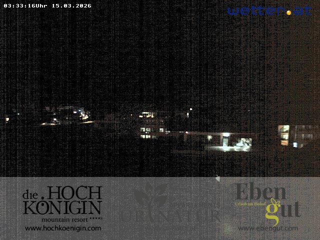 Archived image Webcam Maria Alm - View Hotel Hochkönigin