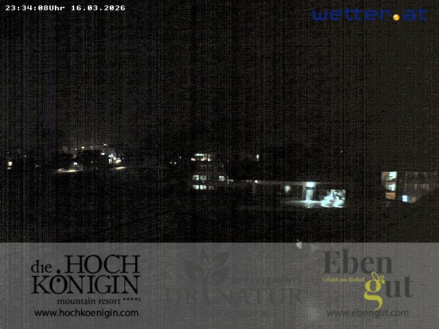 Archiv Foto Webcam Maria Alm: Ausblick Hotel Hochkönigin