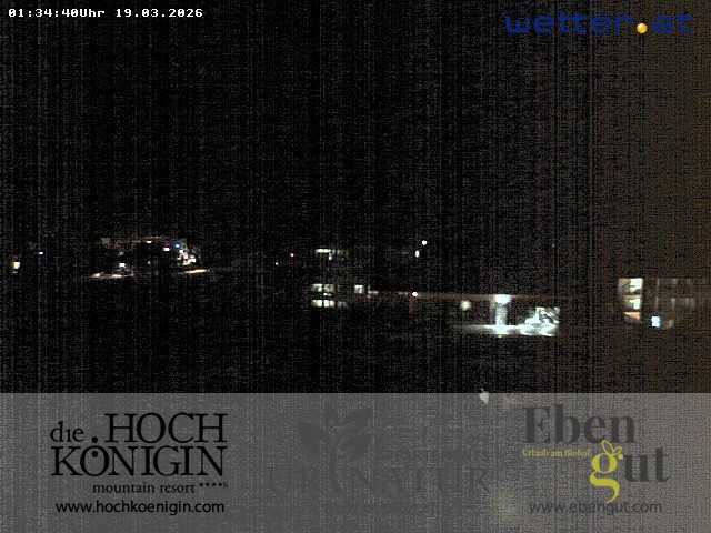 Archiv Foto Webcam Maria Alm: Ausblick Hotel Hochkönigin