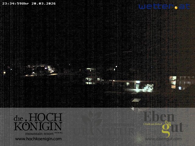 Archiv Foto Webcam Maria Alm: Ausblick Hotel Hochkönigin