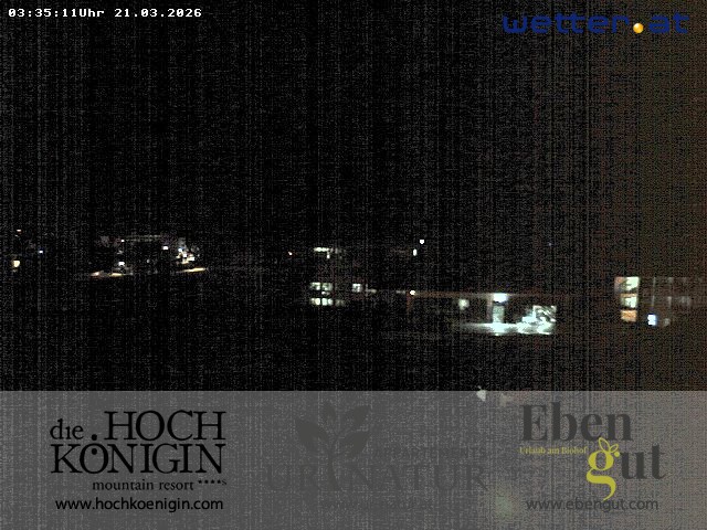 Archiv Foto Webcam Maria Alm: Ausblick Hotel Hochkönigin