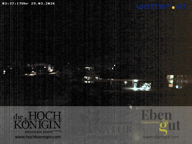 Archiv Foto Webcam Maria Alm: Ausblick Hotel Hochkönigin