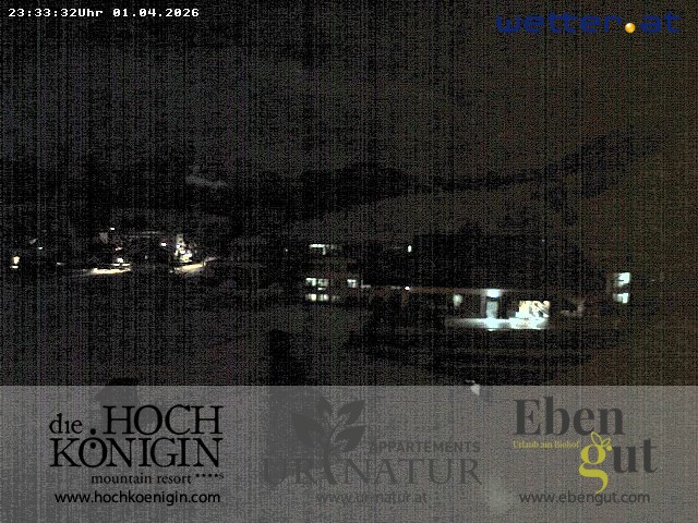 Archived image Webcam Maria Alm - View Hotel Hochkönigin