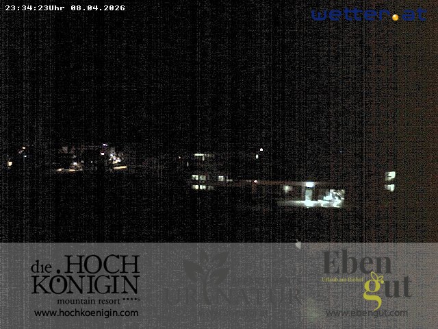 Archiv Foto Webcam Maria Alm: Ausblick Hotel Hochkönigin