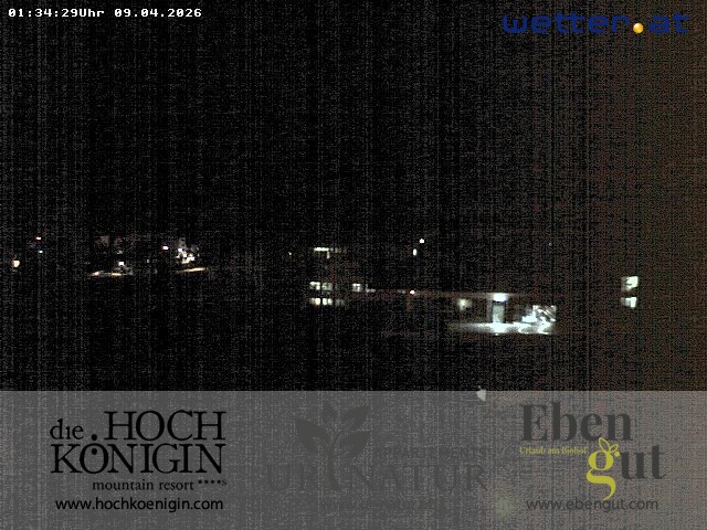 Archiv Foto Webcam Maria Alm: Ausblick Hotel Hochkönigin