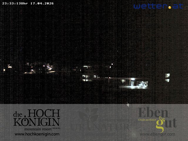 Archiv Foto Webcam Maria Alm: Ausblick Hotel Hochkönigin